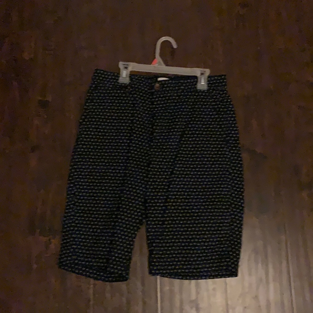 mens good fellow shorts; blue